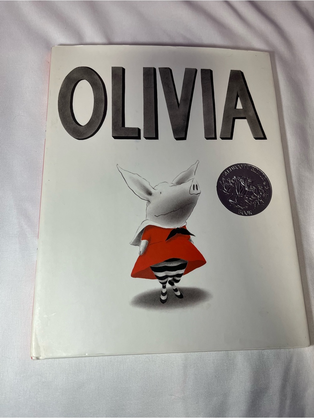 Olivia The Pig Hardcover Book 2000 Vintage Children’s Story Book With Sleeve